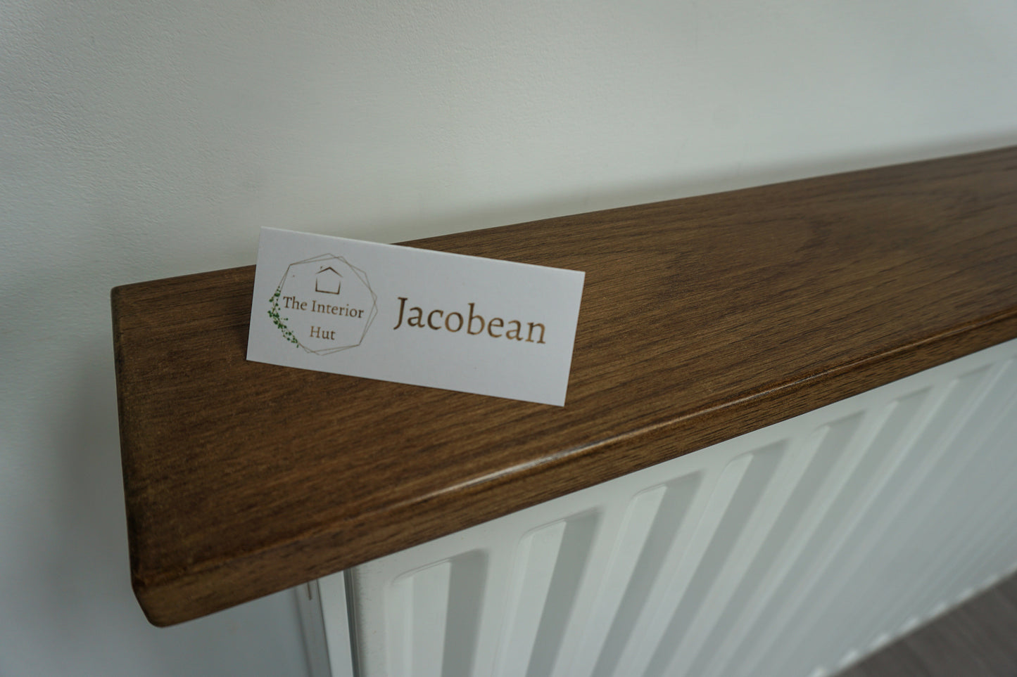 Oak Floating Shelf - 80cm x 15cm Deep x Slim 2.2cm Thick - For masonry walls