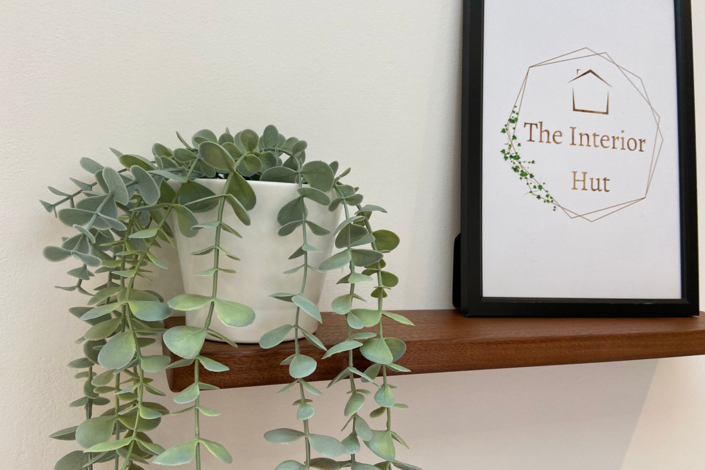 Slim Sapele Floating Shelf - For Plasterboard Dot and dab walls - Smooth Finish 10cm Deep x 2cm Thick