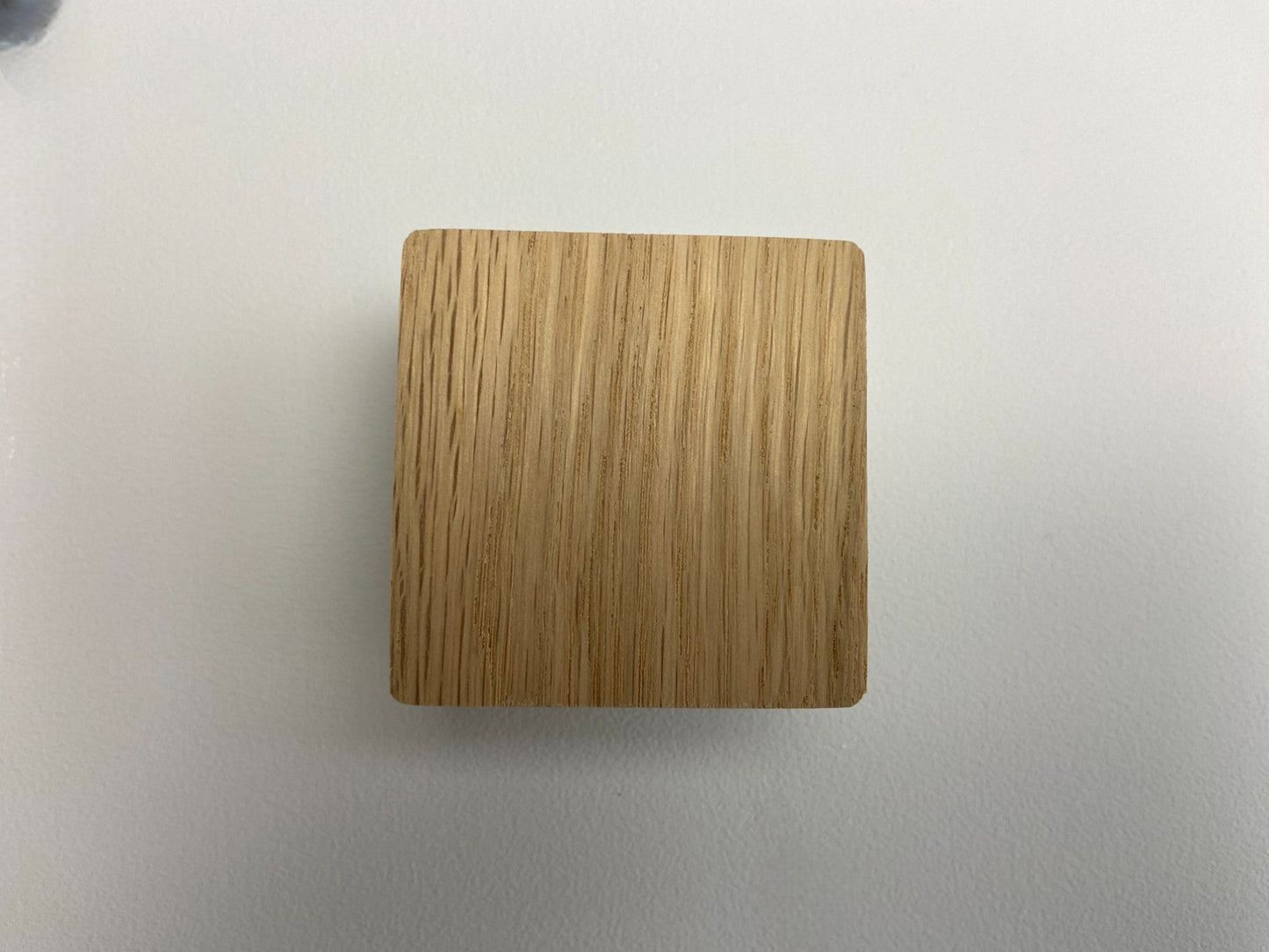 Pair of Square oak hooks / Circle coat pegs / Decorative wall hanger