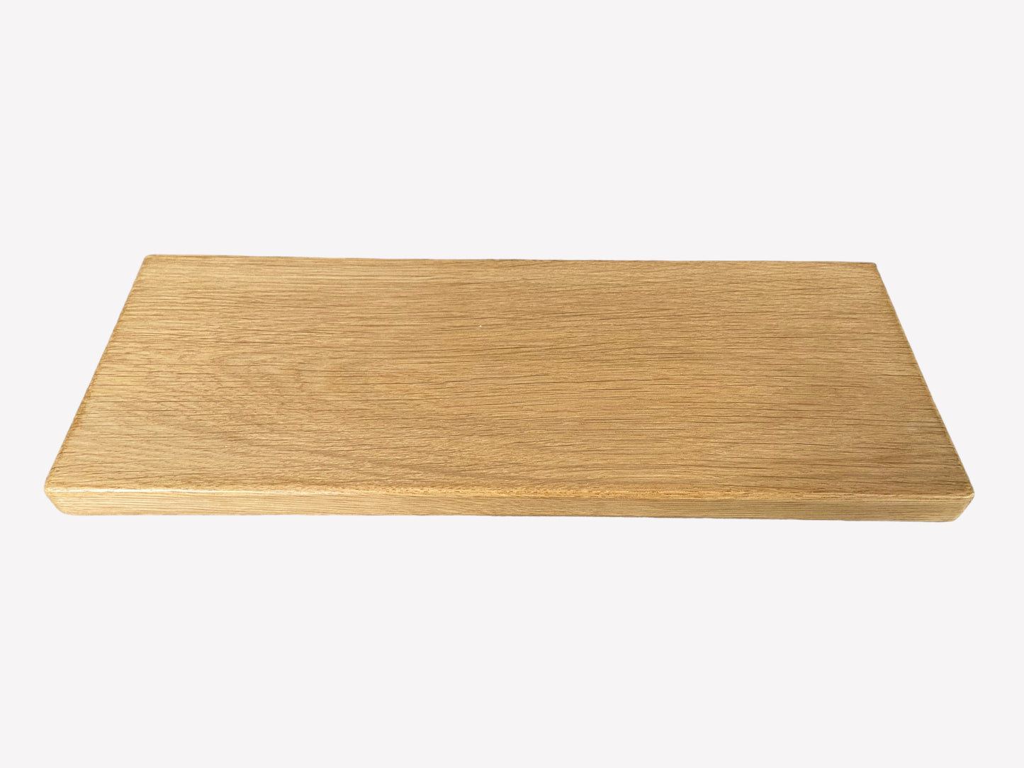 Antique Brown Slim Oak Floating Shelf - 15cm Deep x 2.2cm Thick for Plasterboard walls
