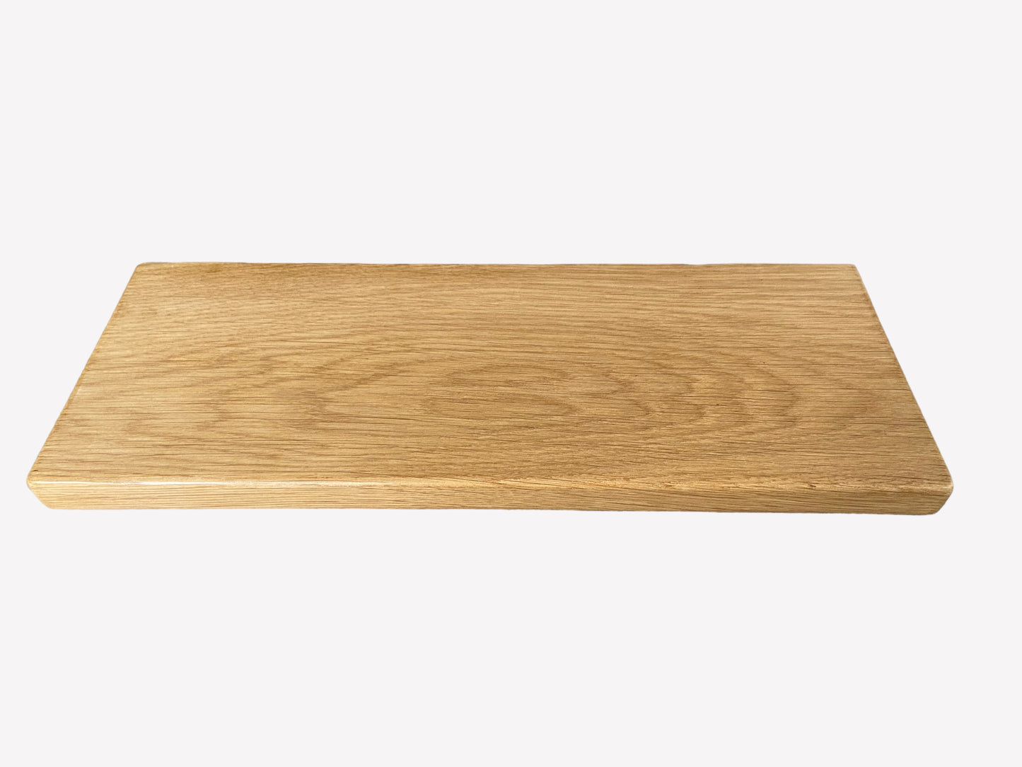 Antique Brown Slim Oak Floating Shelf - 15cm Deep x 2.2cm Thick for Plasterboard walls