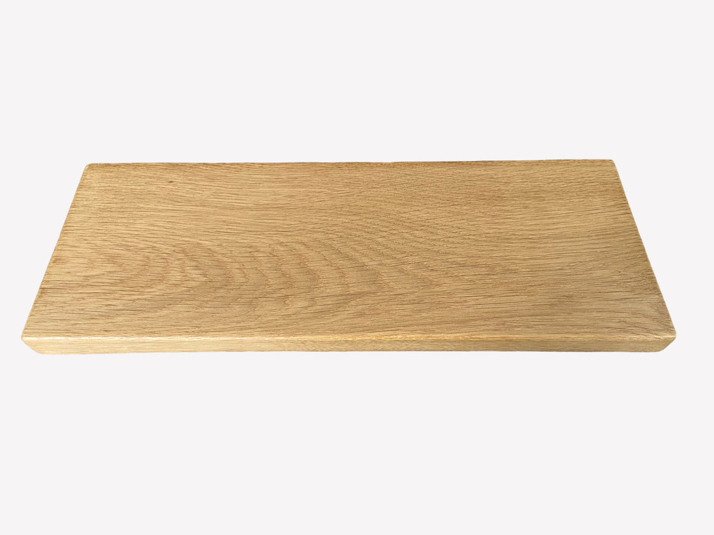 Antique Brown Slim Oak Floating Shelf - 15cm Deep x 2.2cm Thick for Plasterboard walls
