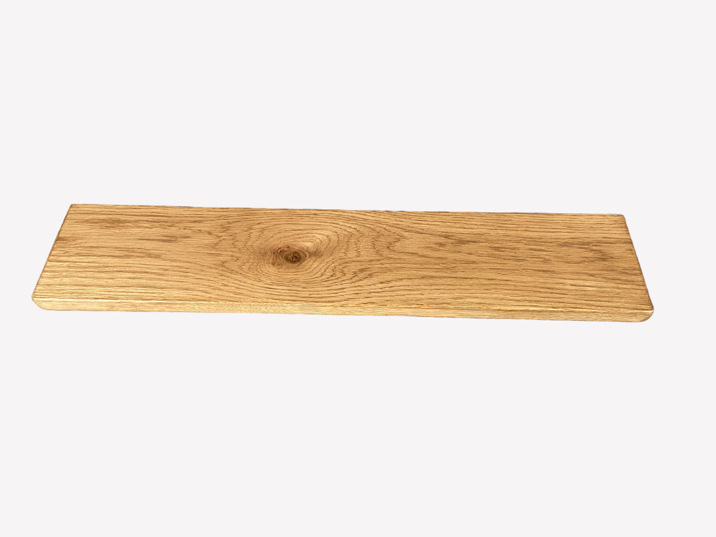 Oak Floating Shelf - 60cm in length x 12cm Deep x slim 2.2cm Thick - Stripped pine - For masonry walls
