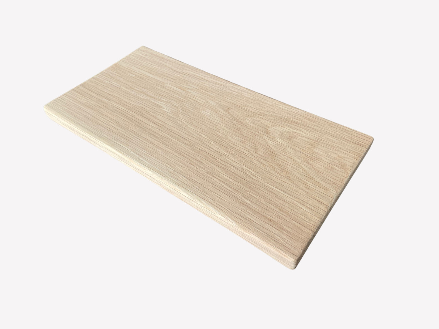Oak Floating Shelf - 40cm in Length x 20cm Deep x 2cm Thick - For masonry walls