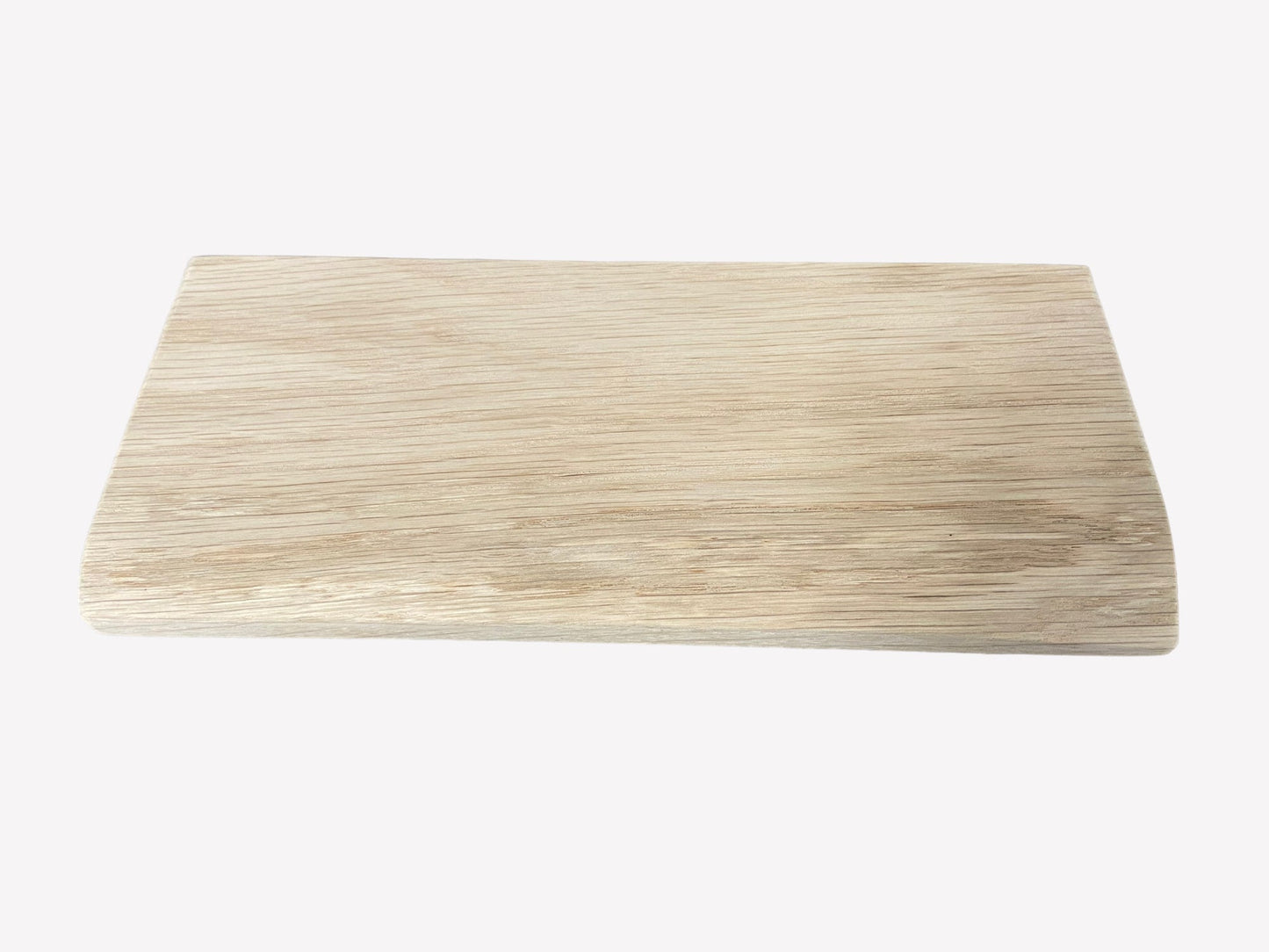 Slim Oak Floating Shelf - Live edge 35cm Deep x 15cm x 2.2cm Thick for plasterboard walls