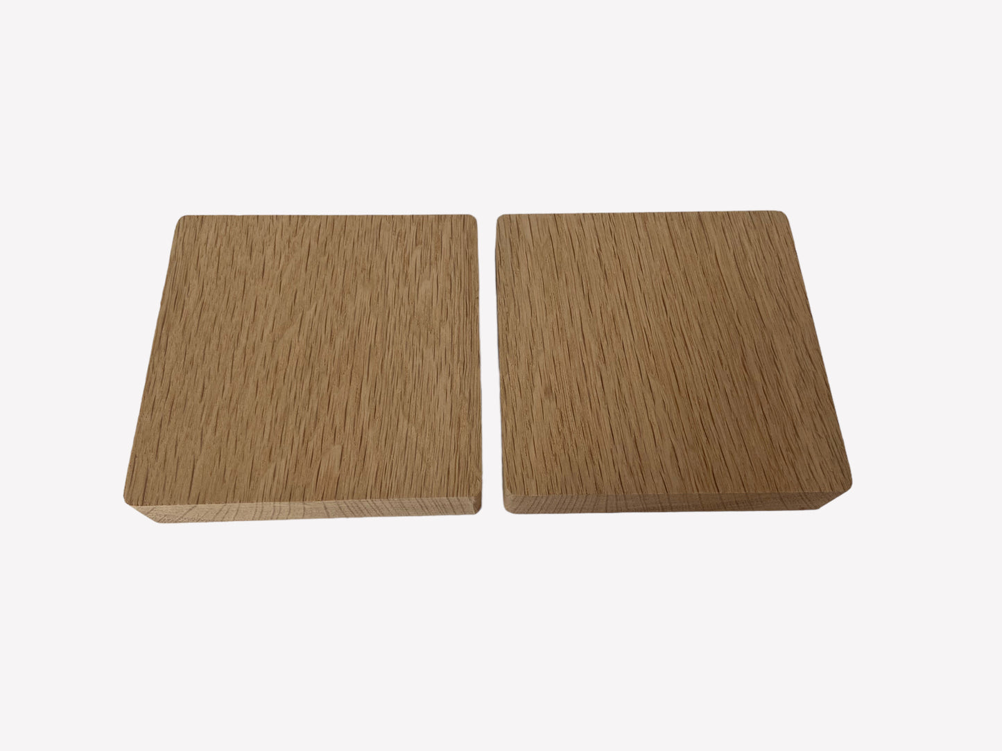 Oak Blanks, solid oak square blocks, for crafting and DIY projects
