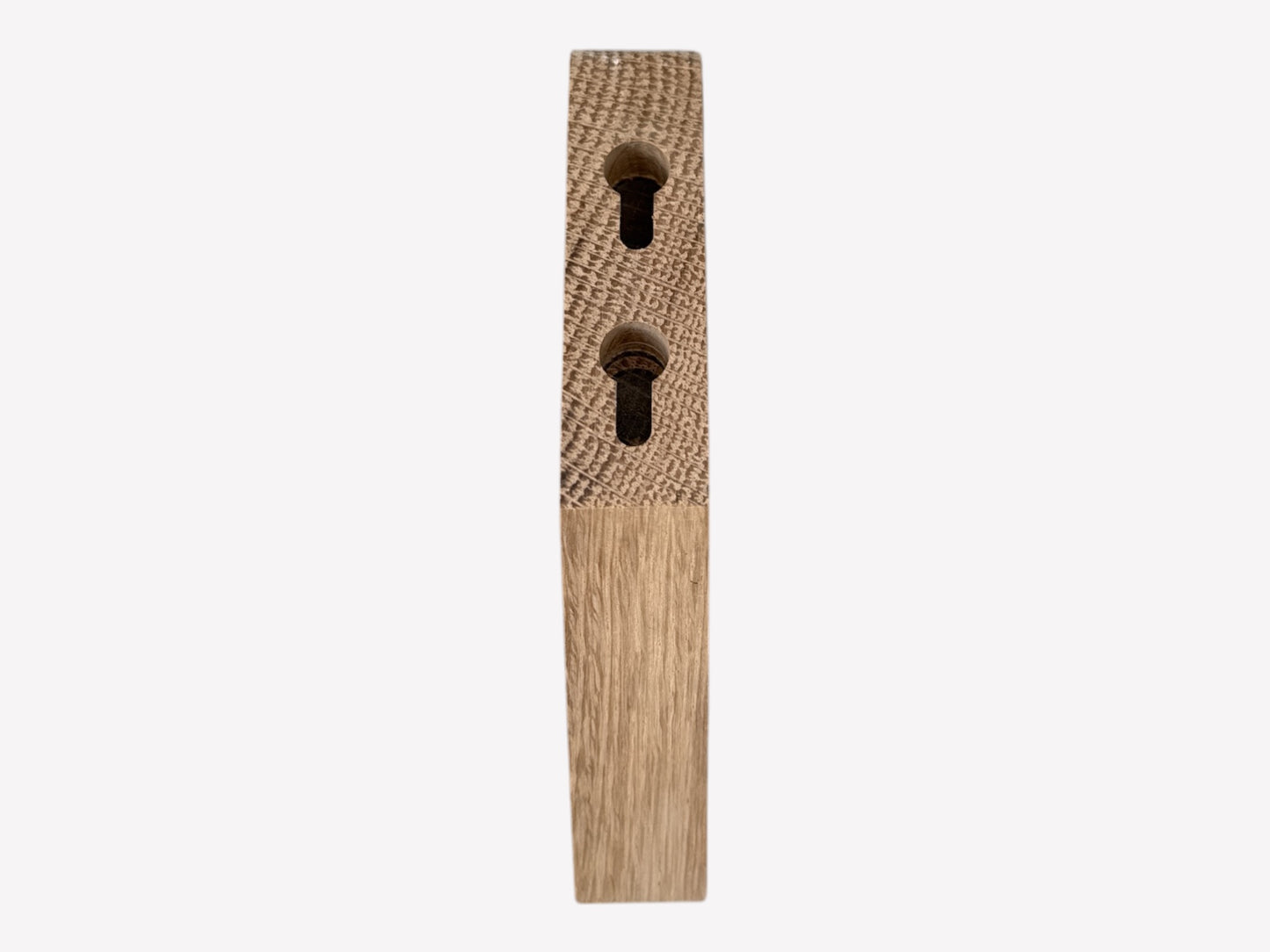 Oak coat hooks / Wooden pegs / Triangular wall mounted hanger