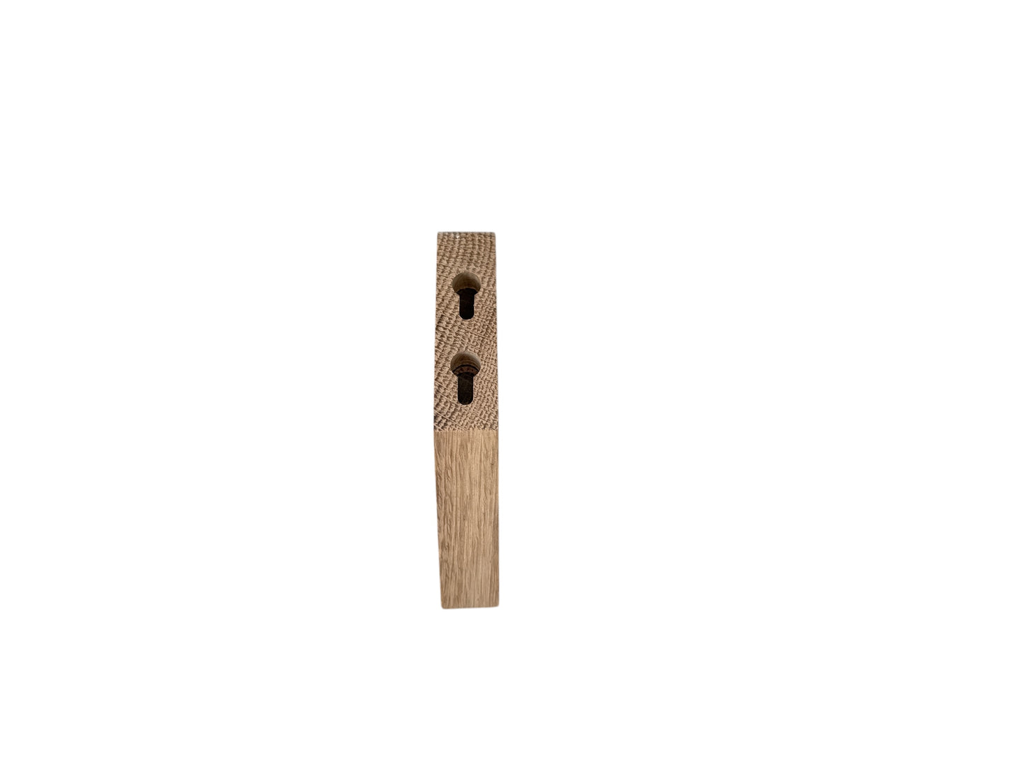 Oak coat hooks / Wooden pegs / Triangular wall mounted hanger