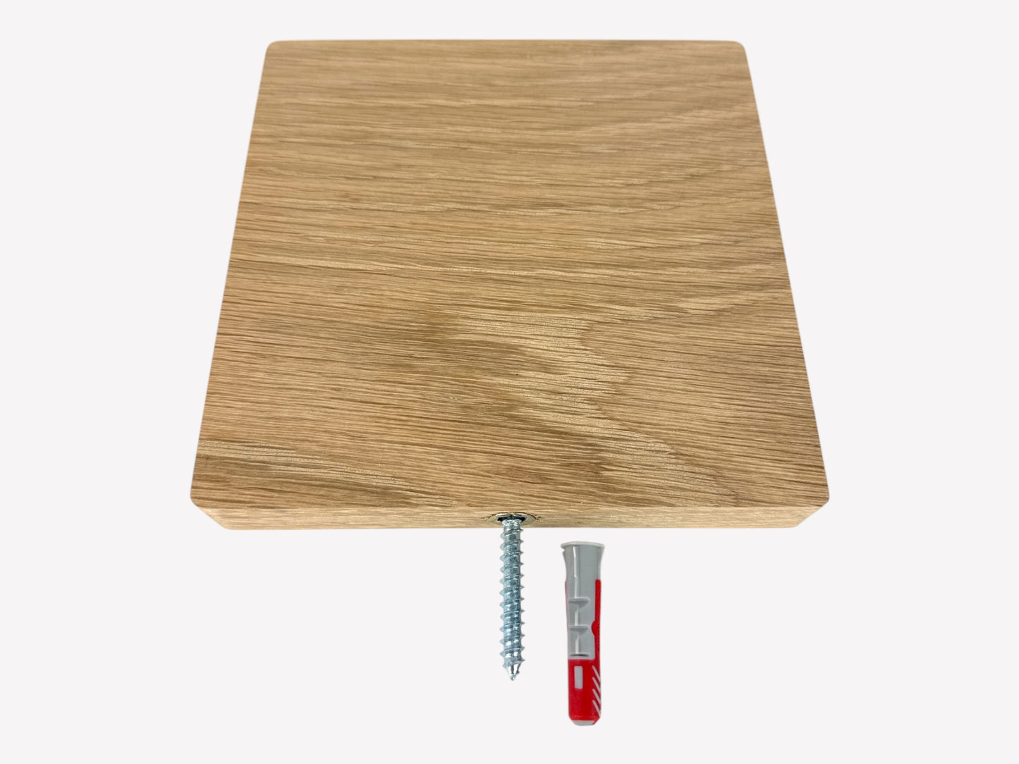 Small Square Oak Floating Shelf – Sleek & Modern Storage Solution