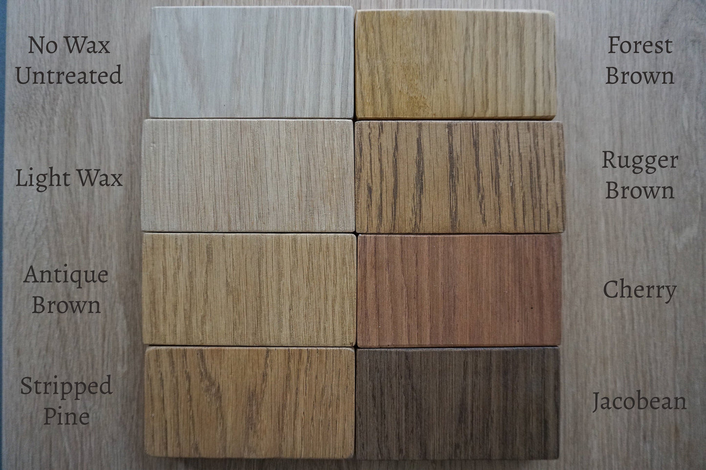 Pack of 5 of Square oak hooks / Circle coat pegs / Decorative wall hanger / Deep