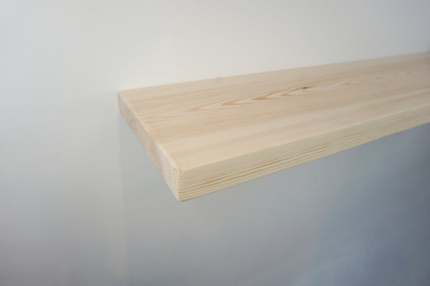 Pine Floating Shelf- Smooth Finish 22cm Deep x 3.5cm Thick