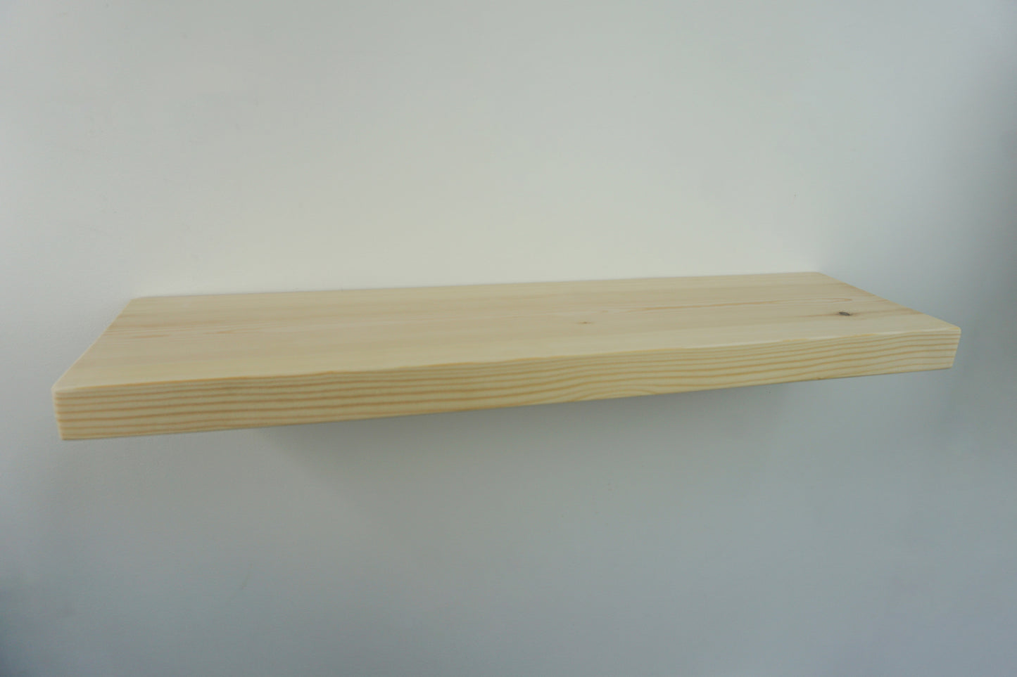 Pine Floating Shelf- Smooth Finish 22cm Deep x 4.5cm Thick