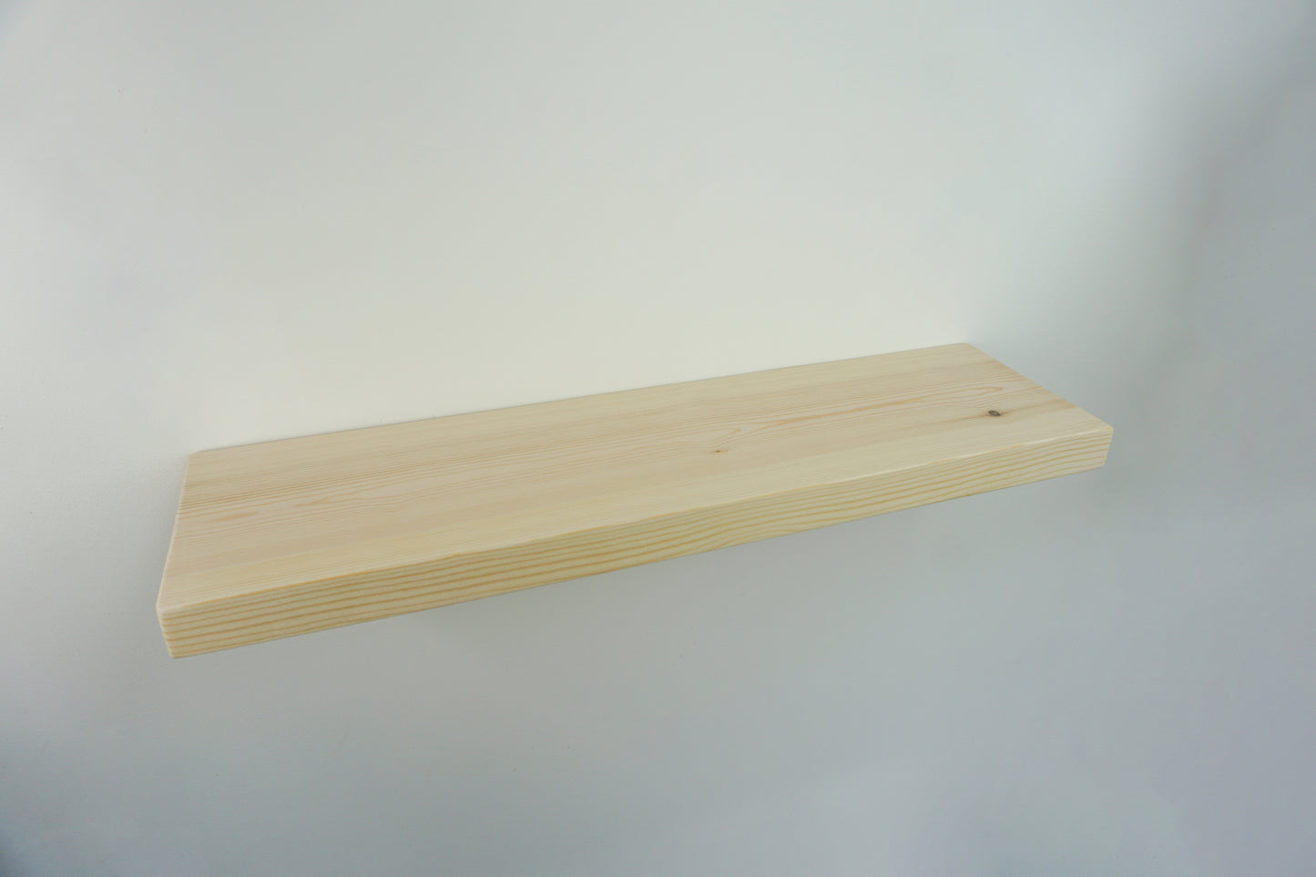 Pine Floating Shelf- Smooth Finish 22cm Deep x 4.5cm Thick