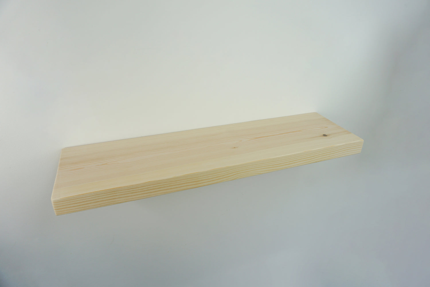 Pine Floating Shelf- Smooth Finish 22cm Deep x 4.5cm Thick