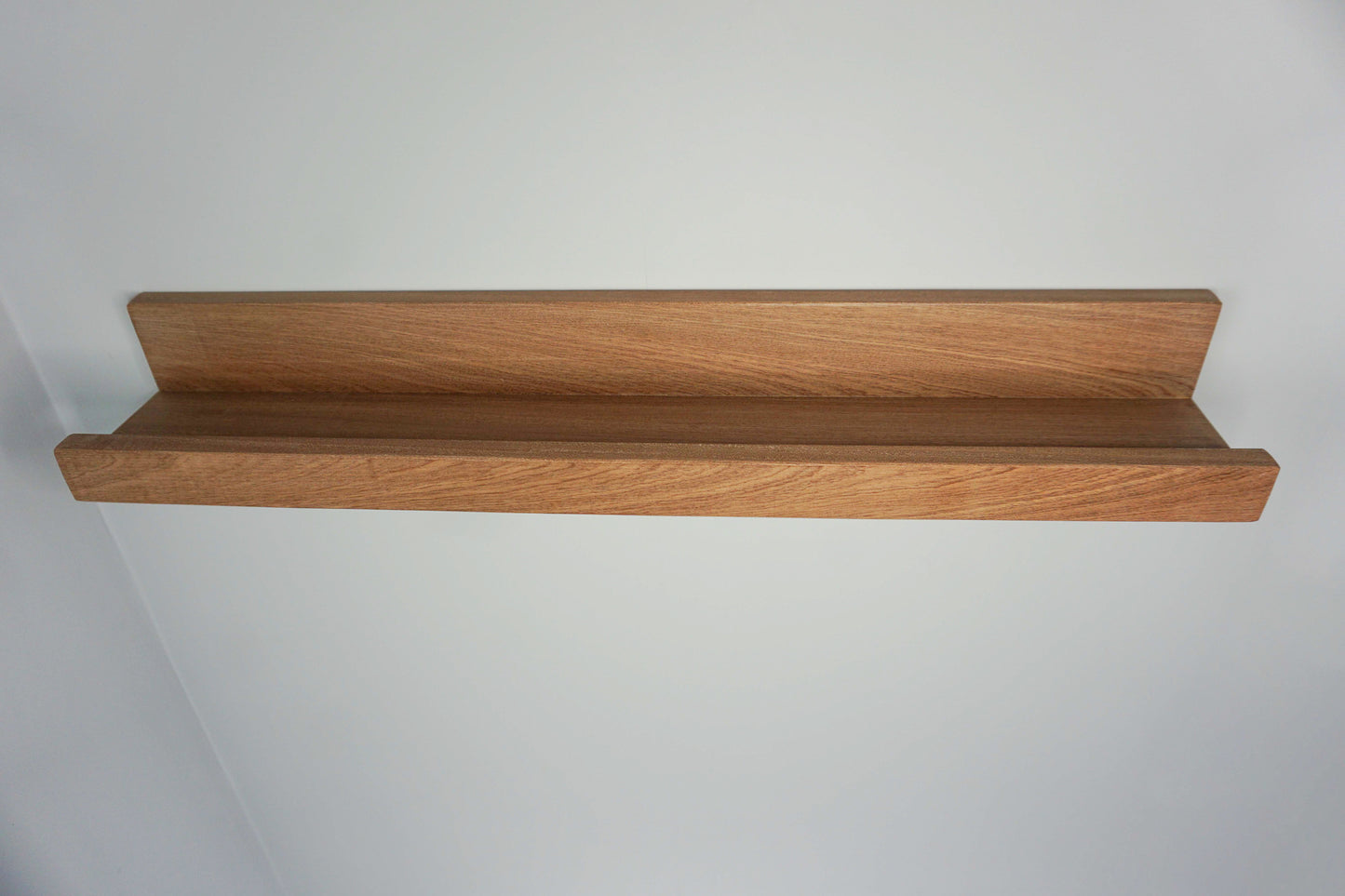 Sapele Picture Shelf | Chunky Design 14.5cm Deep | Picture Ledge