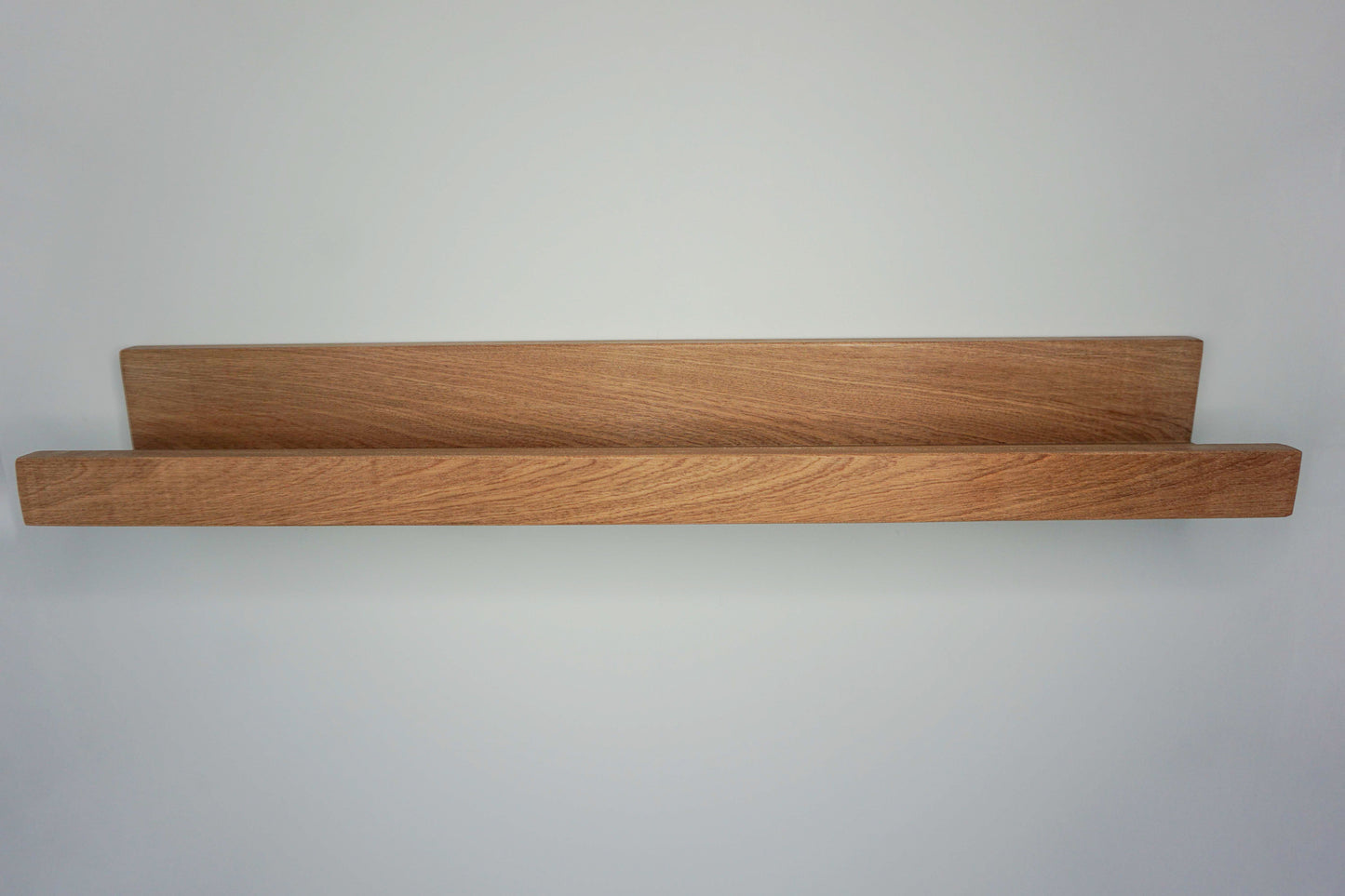 Sapele Picture Shelf | Chunky Design 14.5cm Deep | Picture Ledge