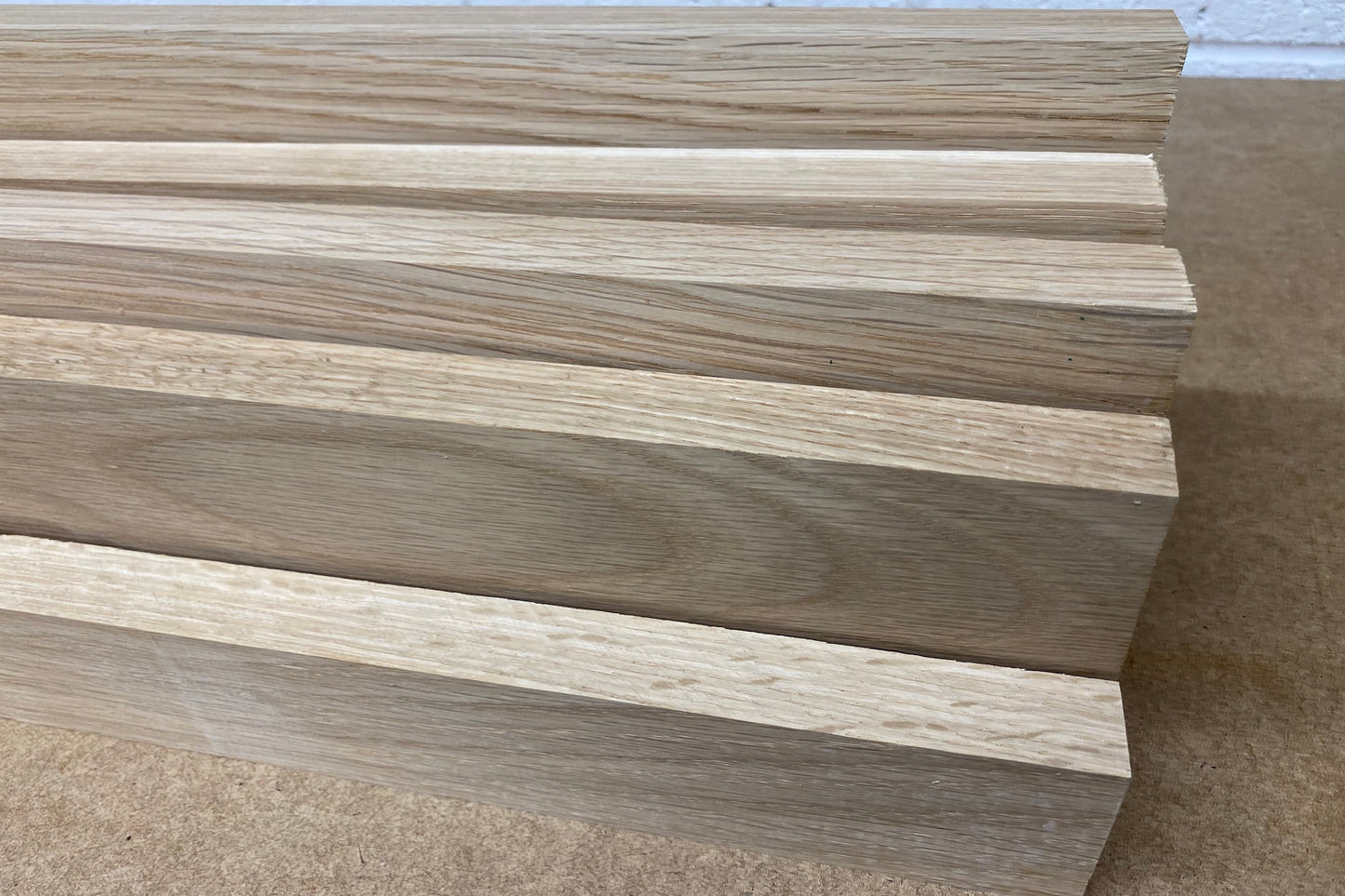 Solid Oak Boards - Planed All Round (PAR) - 20mm Thick - Various sizes