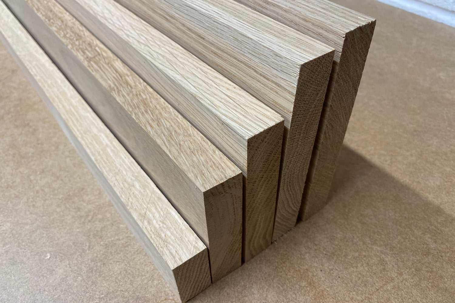 Solid Oak Boards - Planed All Round (PAR) - 20mm Thick - Various sizes