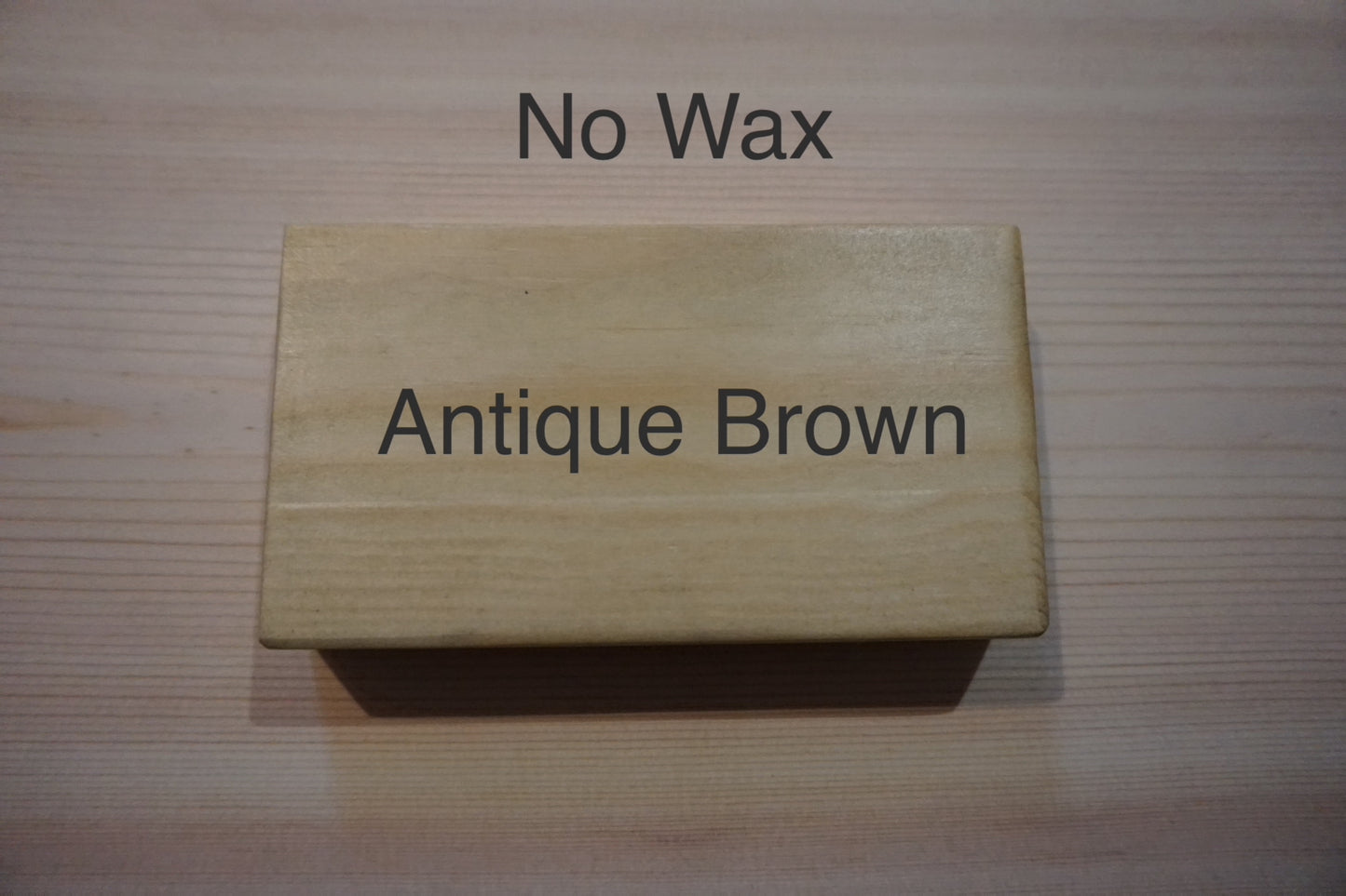 antique brown wax sample