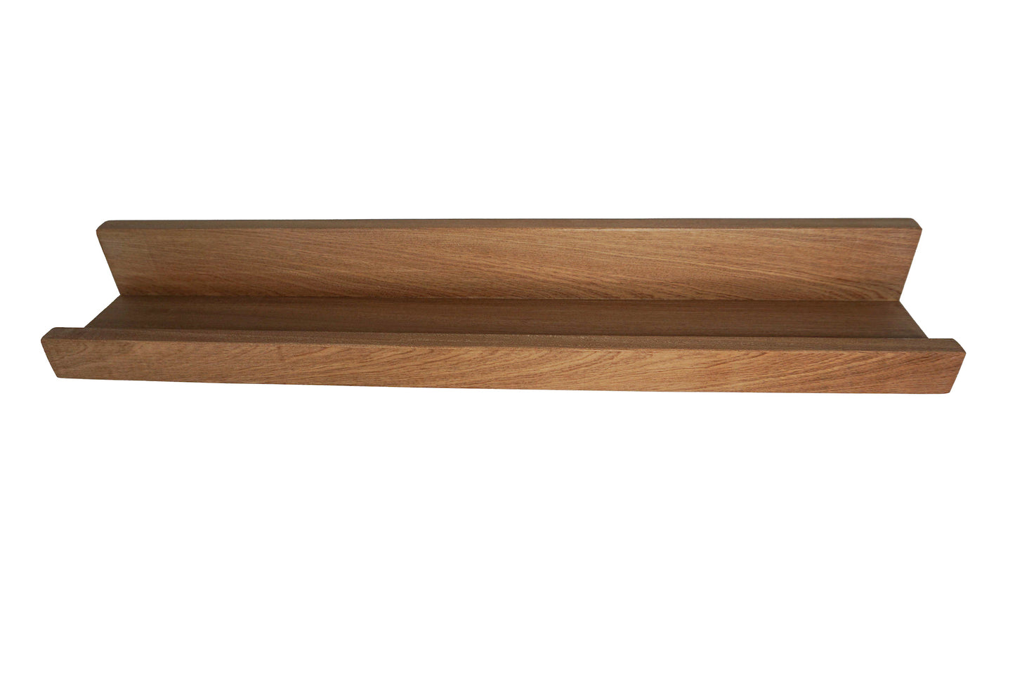 Sapele Picture Shelf | Chunky Design 14.5cm Deep | Picture Ledge