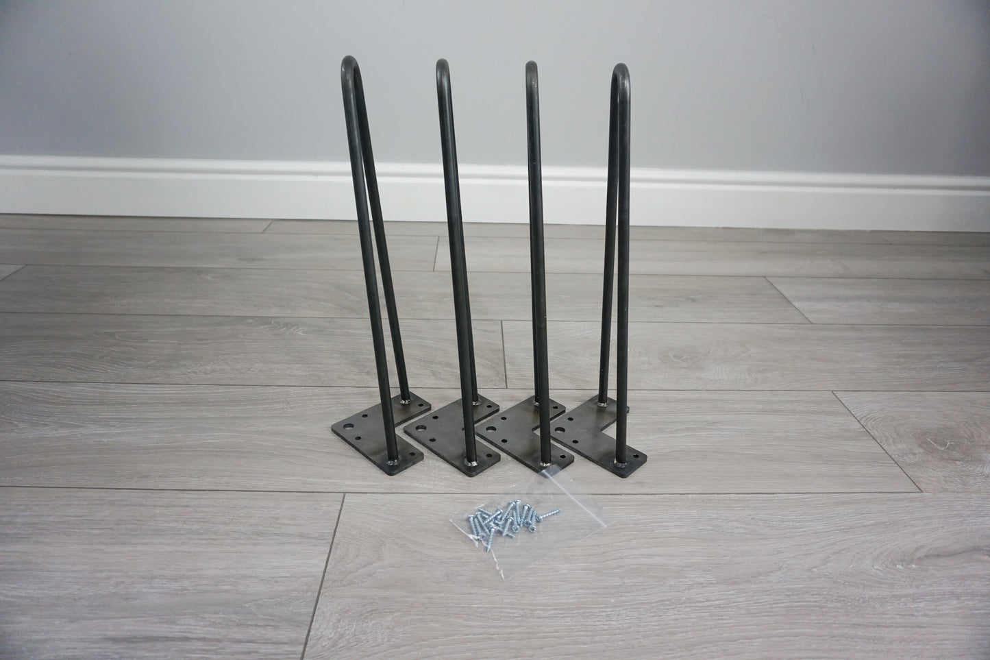 Hairpin Legs 4pc - 41cm (16") High (For Bench / Side Table / Coffee Table)
