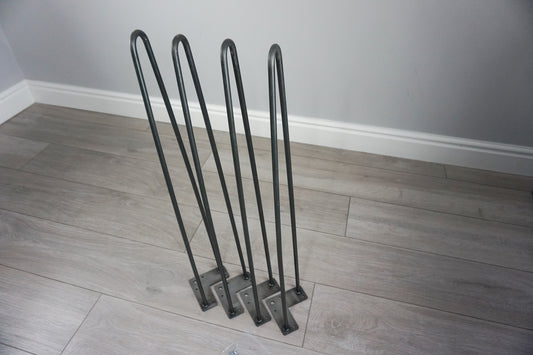 Hairpin Legs 4pc - 71cm (28") High (For Dining Table / Desk) - 2 or 3 Pin Design