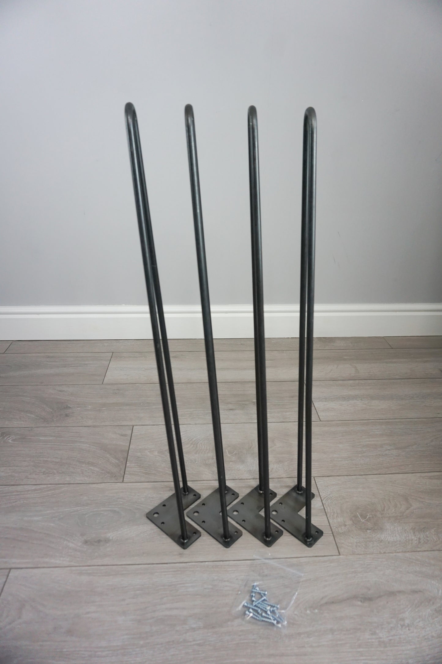 Hairpin Legs 4pc - 71cm (28") High (For Dining Table / Desk) - 2 or 3 Pin Design