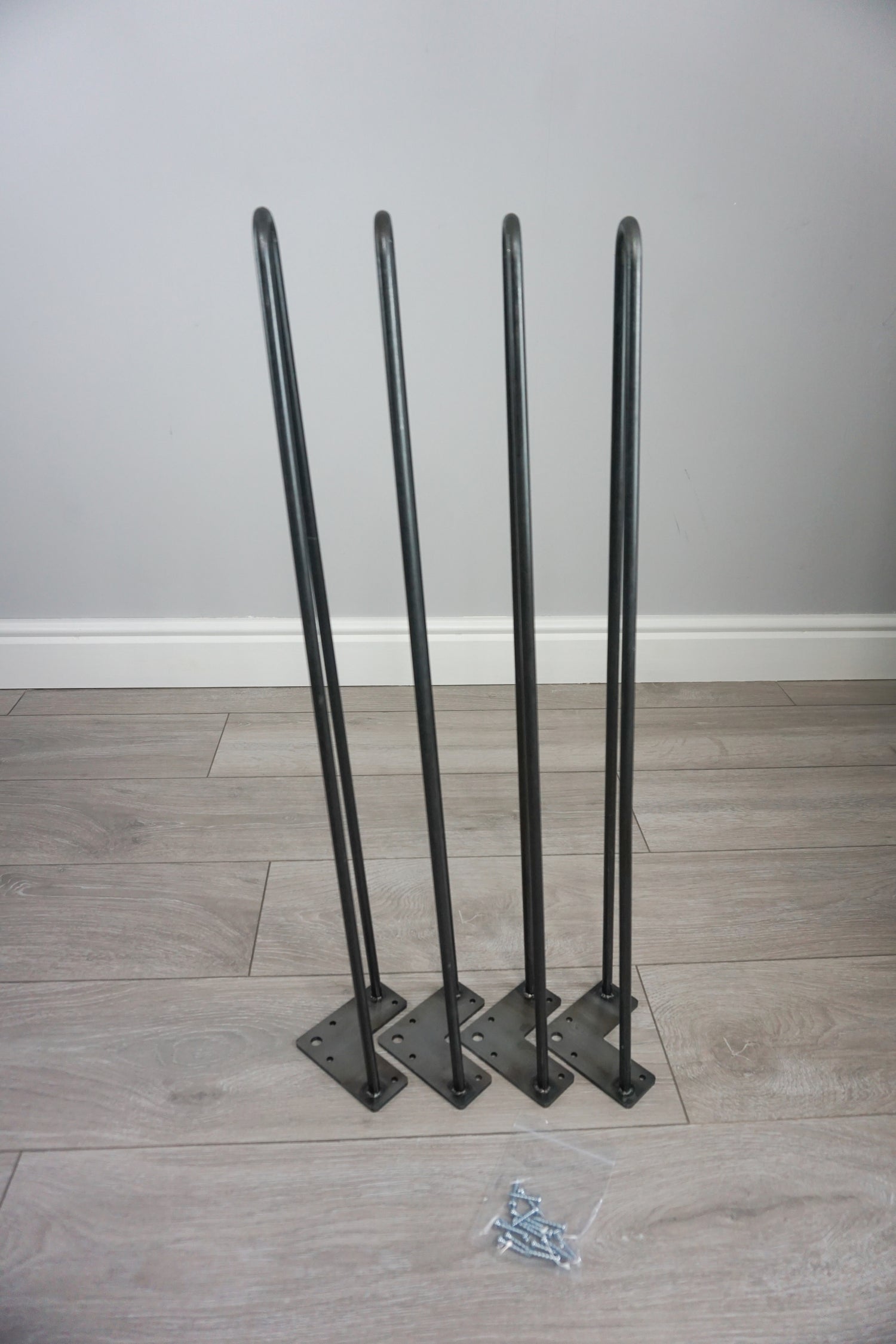 Hairpin Legs 4pc - 71cm (28") High (For Dining Table / Desk) - 2 or 3 Pin Design