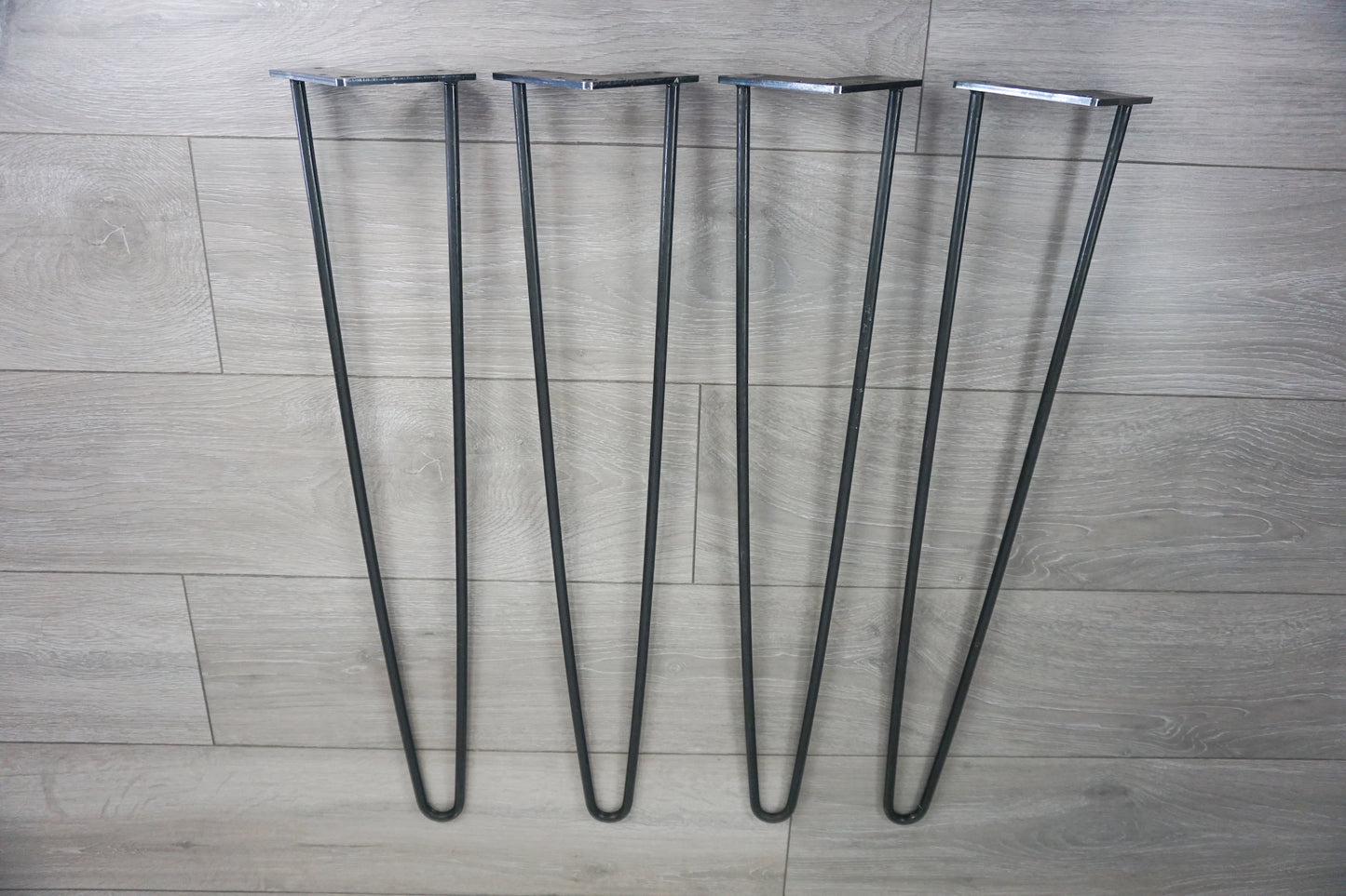 Hairpin Legs 4pc - 71cm (28") High (For Dining Table / Desk) - 2 or 3 Pin Design