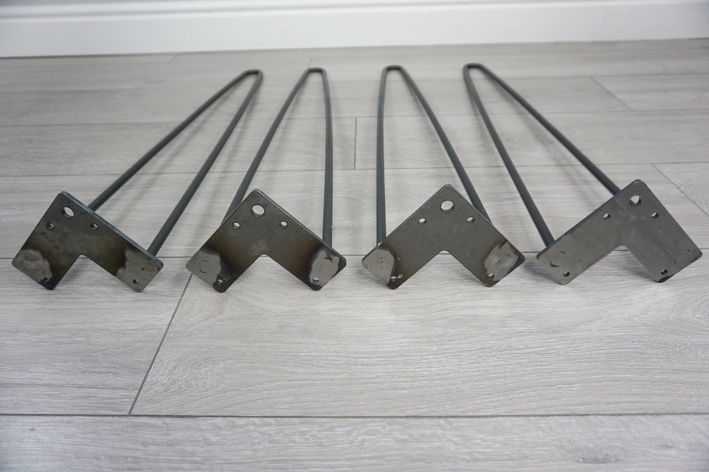 Hairpin Legs 4pc - 71cm (28") High (For Dining Table / Desk) - 2 or 3 Pin Design