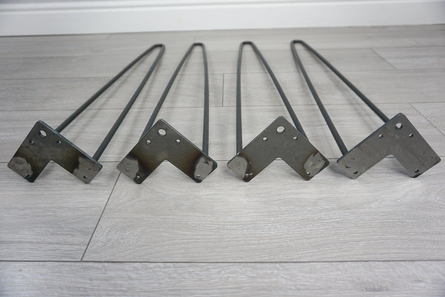 Hairpin Legs 4pc - 71cm (28") High (For Dining Table / Desk) - 2 or 3 Pin Design