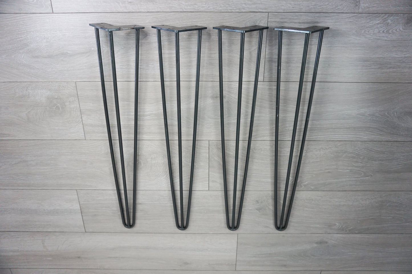 Hairpin Legs 4pc - 71cm (28") High (For Dining Table / Desk) - 2 or 3 Pin Design