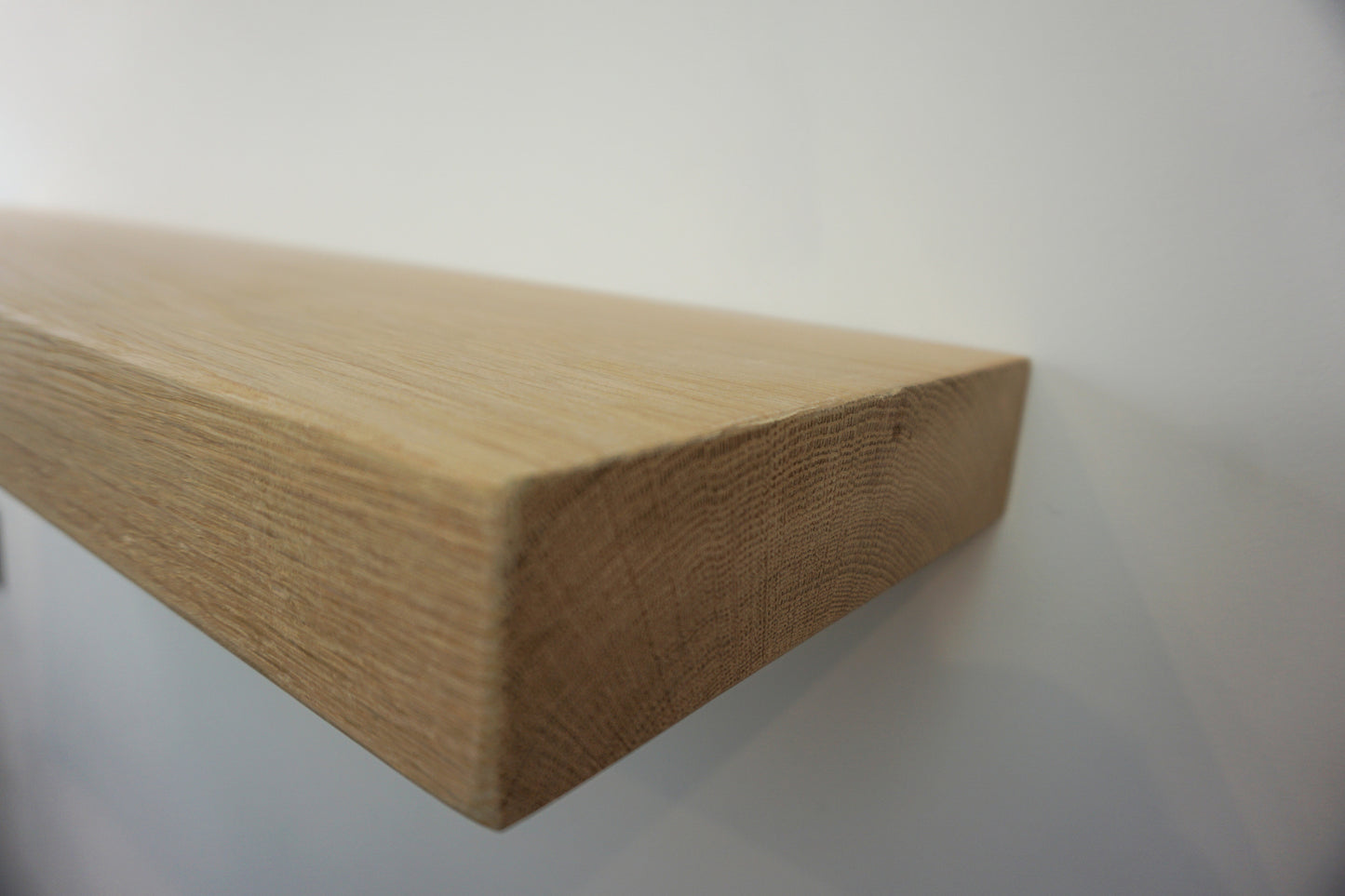 Oak Floating Shelf - Smooth Finish 20cm Deep x 5cm Thick