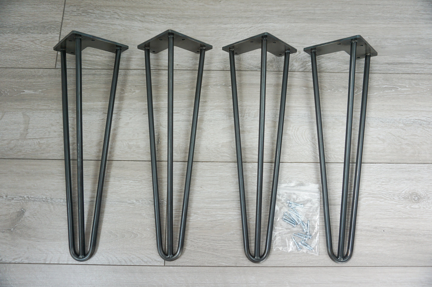 Hairpin Legs 4pc - 41cm (16") High (For Bench / Side Table / Coffee Table)