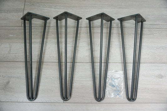 Hairpin Legs 4pc - 41cm (16") High (For Bench / Side Table / Coffee Table)