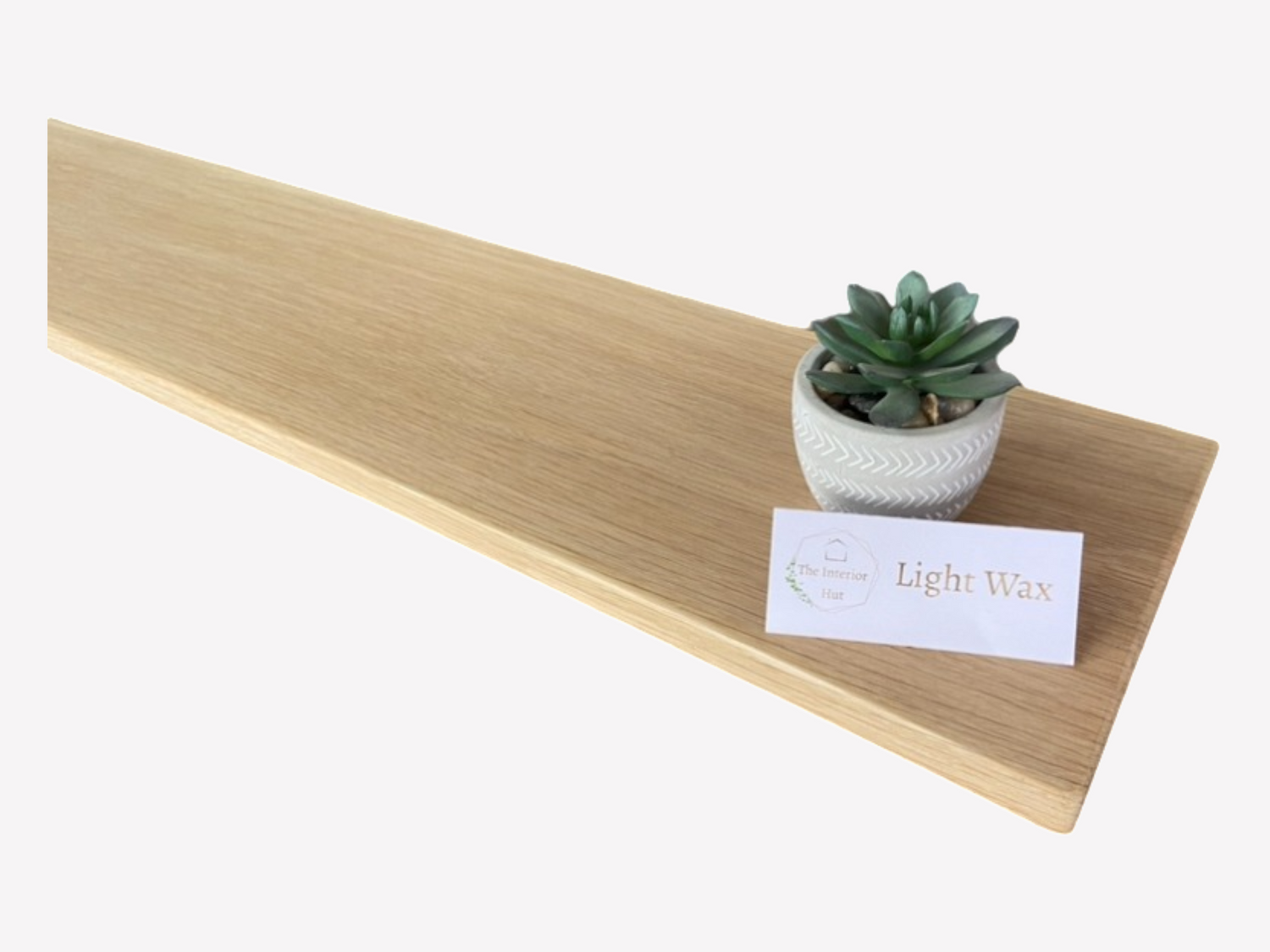 Slim on sale oak shelf