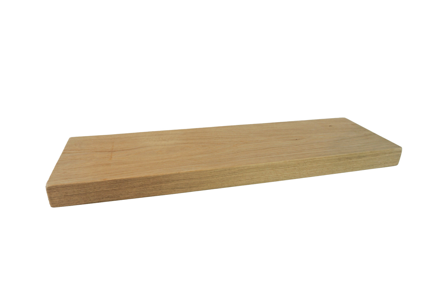 Chunky Oak Floating Shelf - Smooth Finish 24cm Deep x 5cm Thick